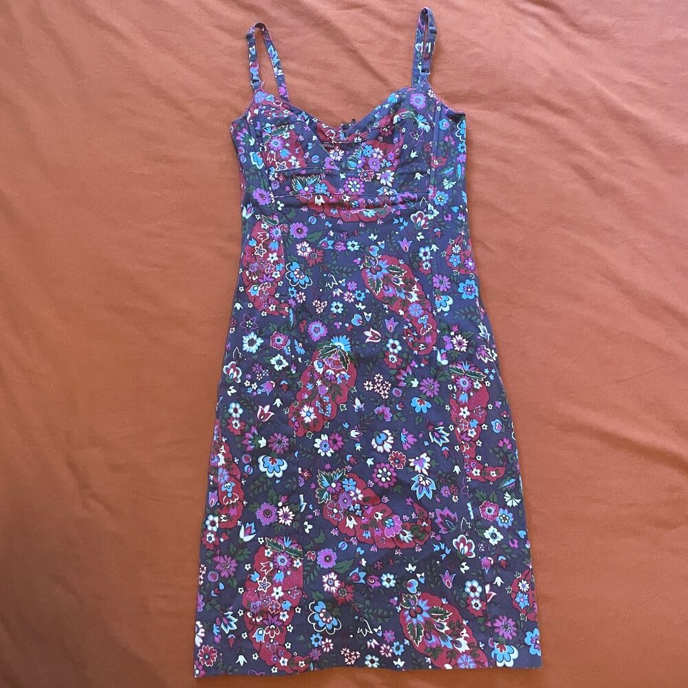 Bohemian Paisley Corset Dress